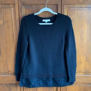 LOFT black long sleeve sweater - Size M (EUC)